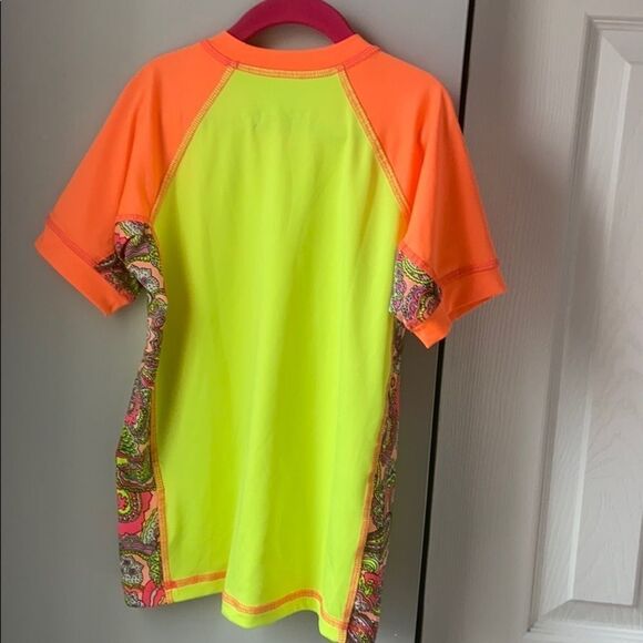 🍭6/$30 Cusma SPF 50 Flamingo Rash Guard- XL - Picture 7 of 7